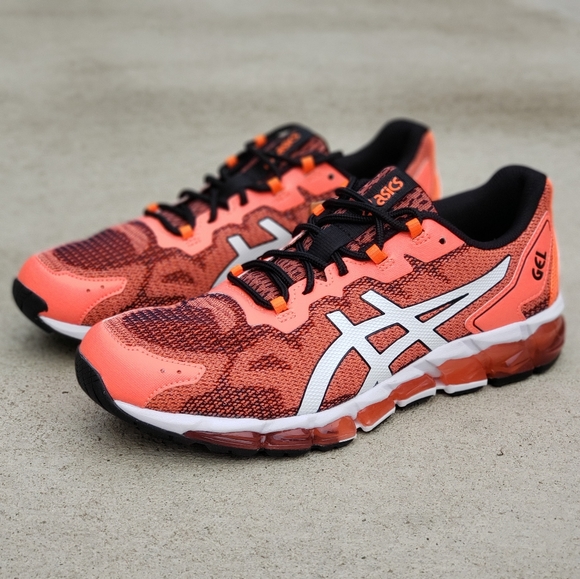 Asics Gel Quantum 360 Mens Running Shoes Red Black - Picture 2 of 7